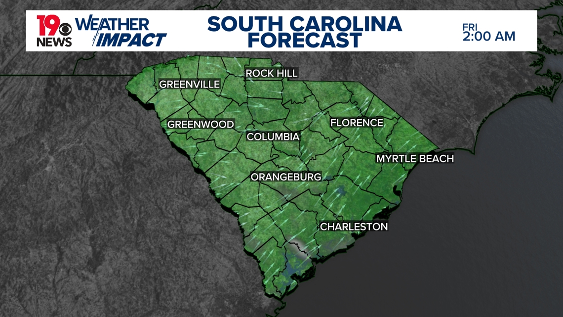 Severe storms expected Sunday in South Carolina with flood, wind ...