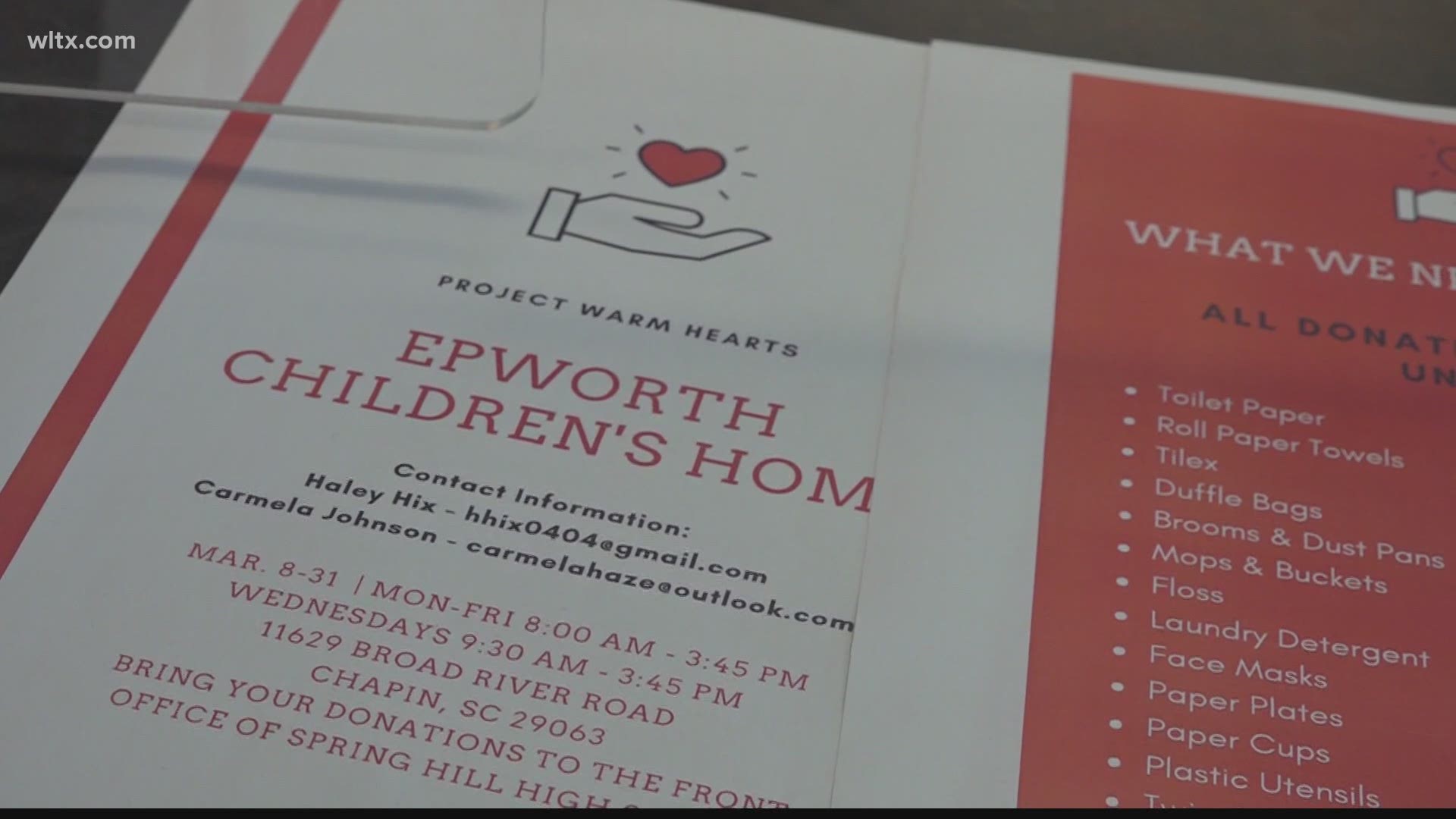 Two Spring Hill juniors are picking a different nonprofit each month to hold drives for their 'Project Warm Hearts.'