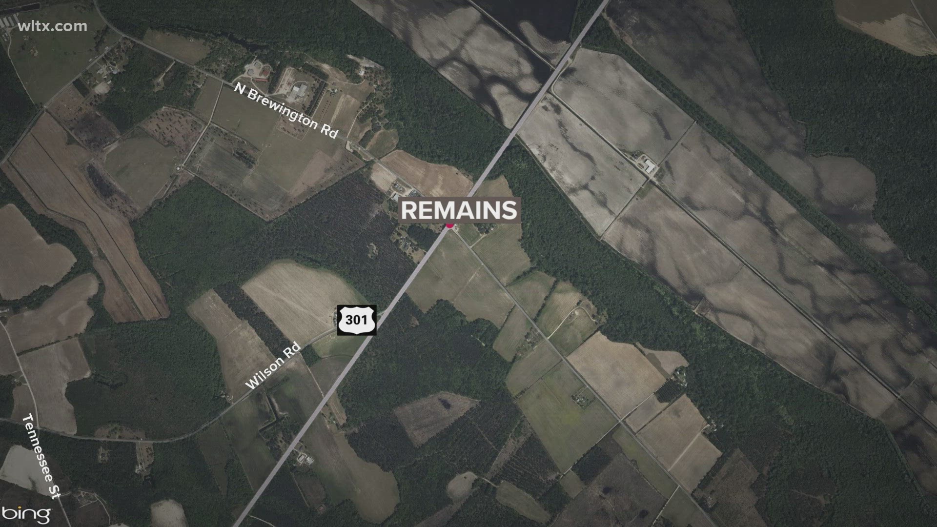 A mowing crew discovered skeletal remains in a ditch along HWY 301.