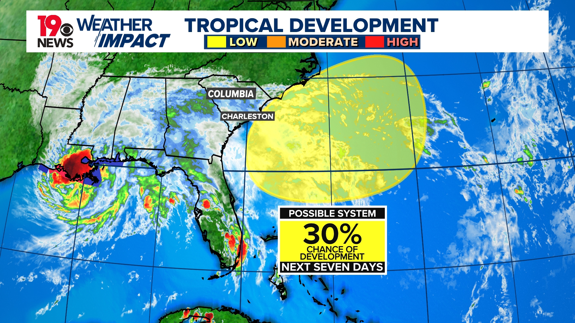 Tropical system may impact South Carolina weekend weather | wltx.com