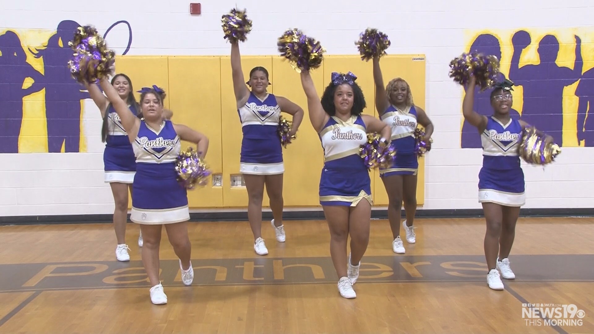 The Batesburg-Leesville High School cheer team kick off the 2023 school year for students in Lexington County School District Three.