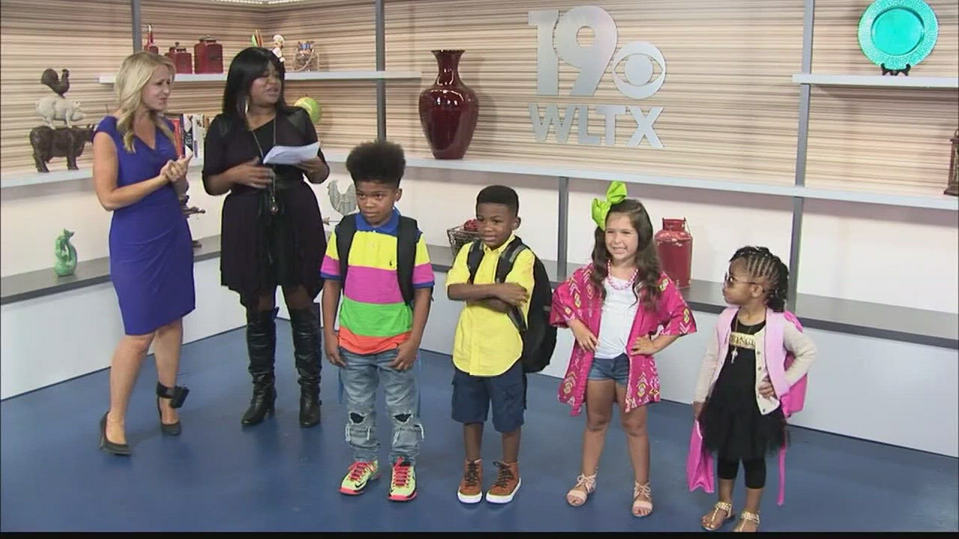 Stylist, Alicia Smith-Zeigler, brought in some very contemporary kids to show us exactly what's trending in fashion as they get ready to head back to school.