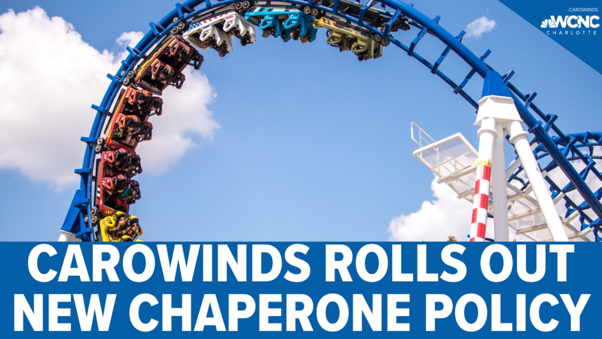 Carowinds announced a new chaperone policy Tuesday following an incident Saturday that set off a panic among guests.
