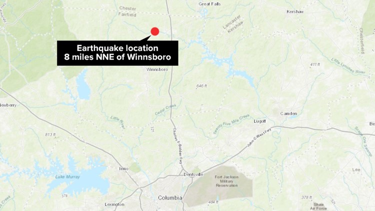 Magnitude 1.4 earthquake rumbles Midlands early Monday morning
