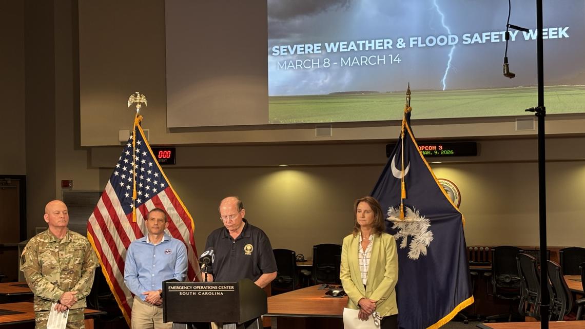 March through May is prime time for tornadoes in South Carolina, state leaders say