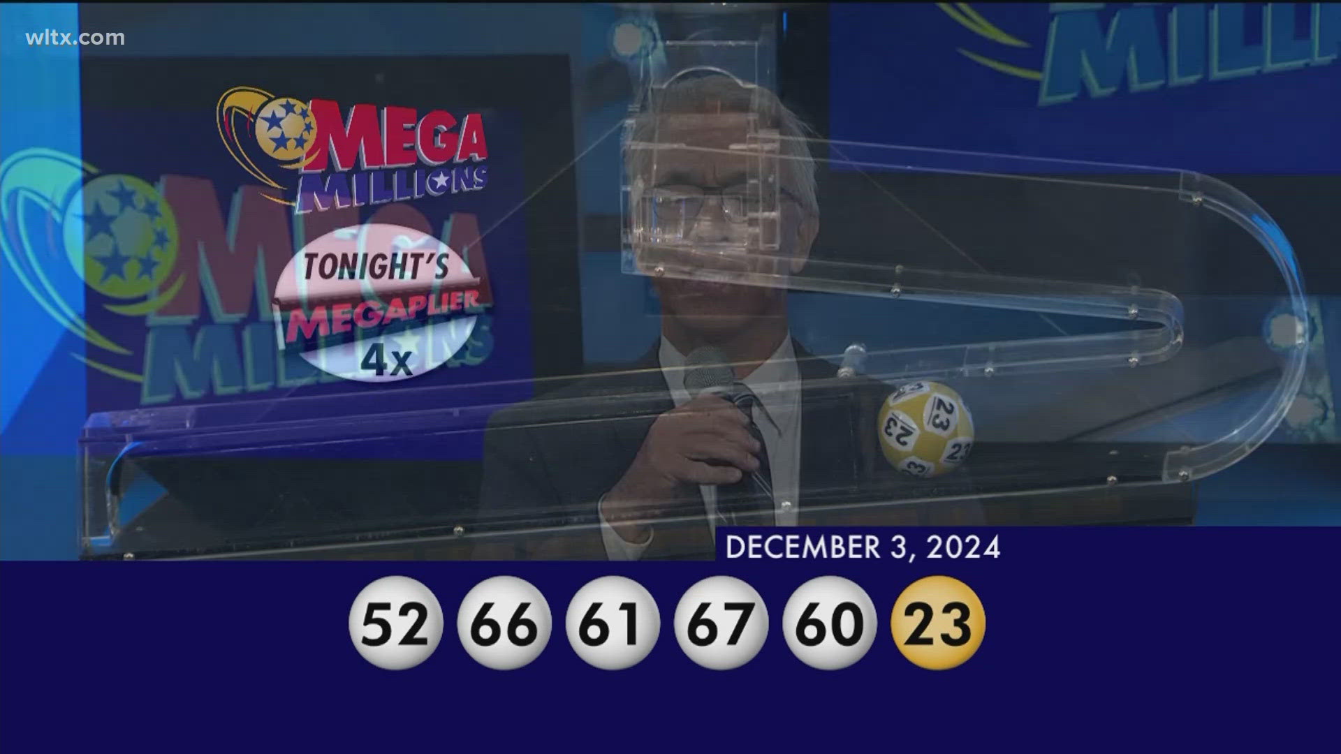 Here are the winning MegaMillions numbers for December 3, 2024. 