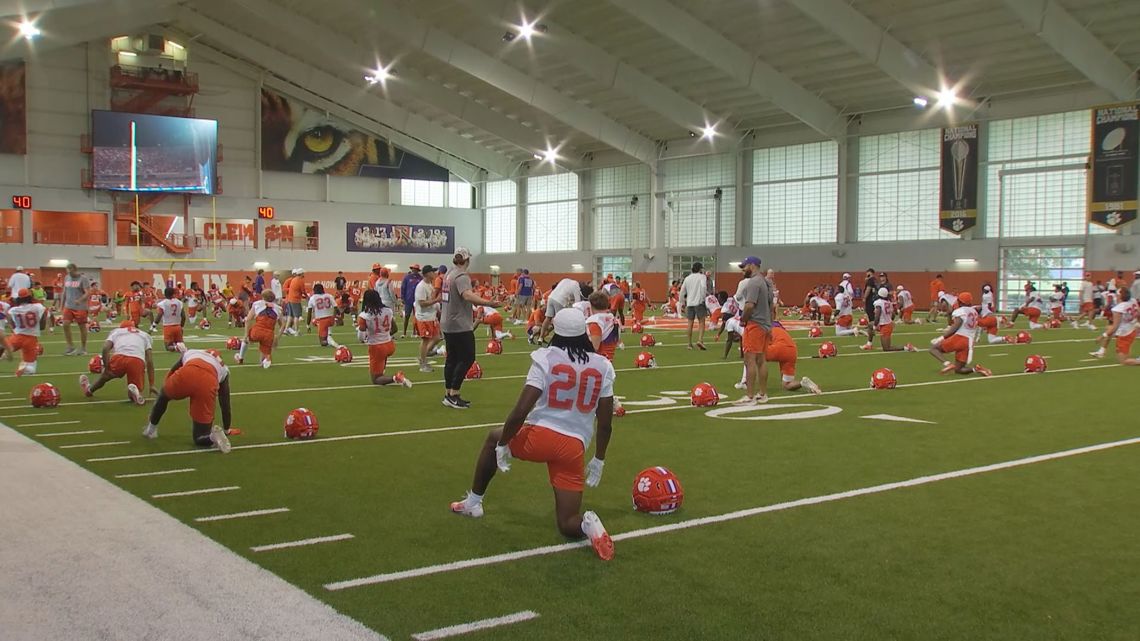 Clemson continues preseason practice, marking day two of camp