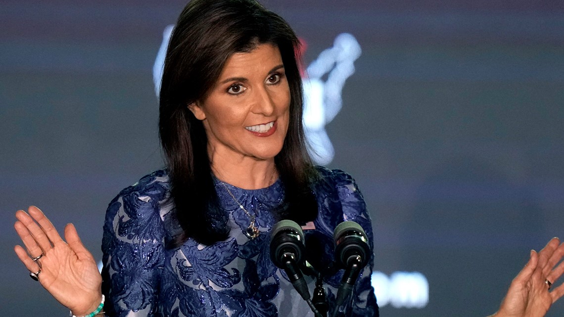 Nikki Haley appears on Saturday Night Live