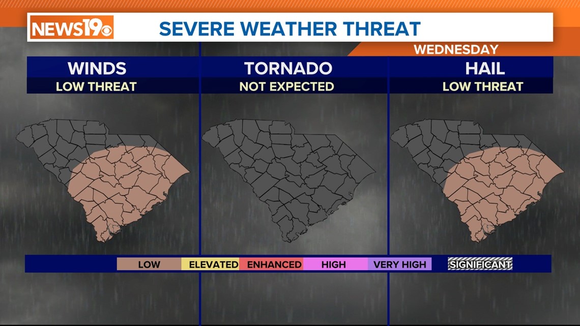 Strong, severe storms possible this evening for South Carolina | wltx.com