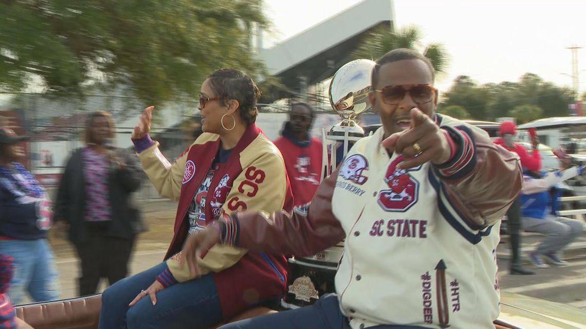 South Carolina State holds a championship parade