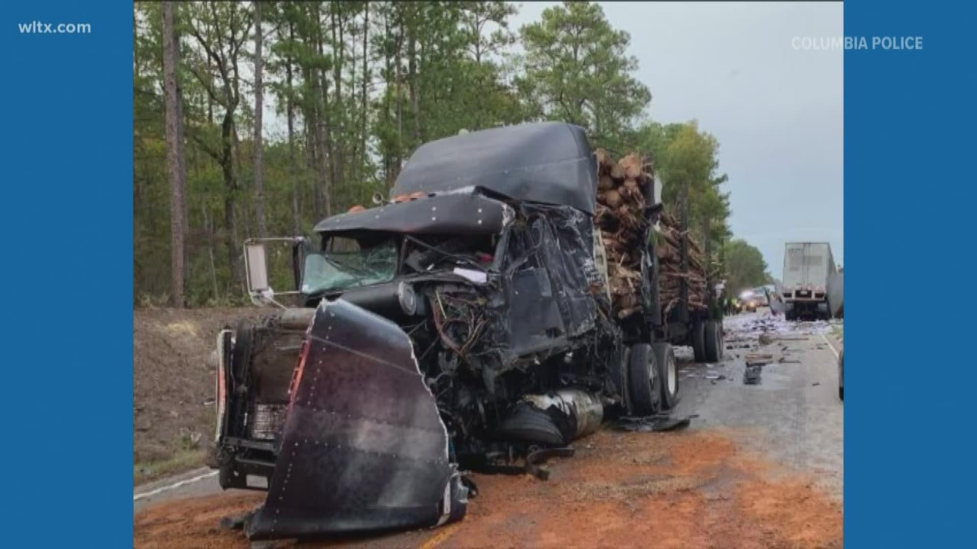 McCords Ferry Rd reopens nearly 12 hours after a collision between a log truck, tractor-trailer and a bus.