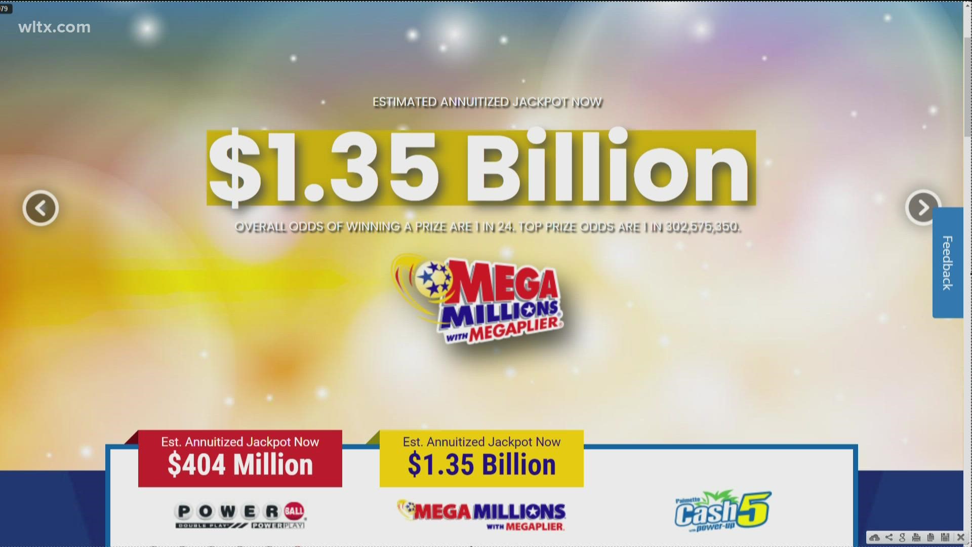 After 25 straight drawings without a winner, the Mega Millions jackpot is now the fourth-largest lottery prize in U.S. history.