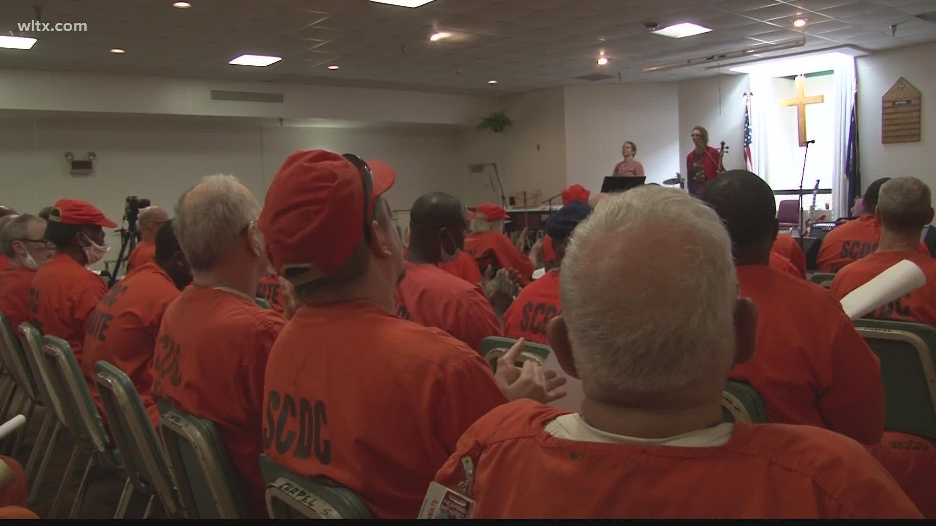 A local professor, along with inmates, performed a concert at Lee Correctional.