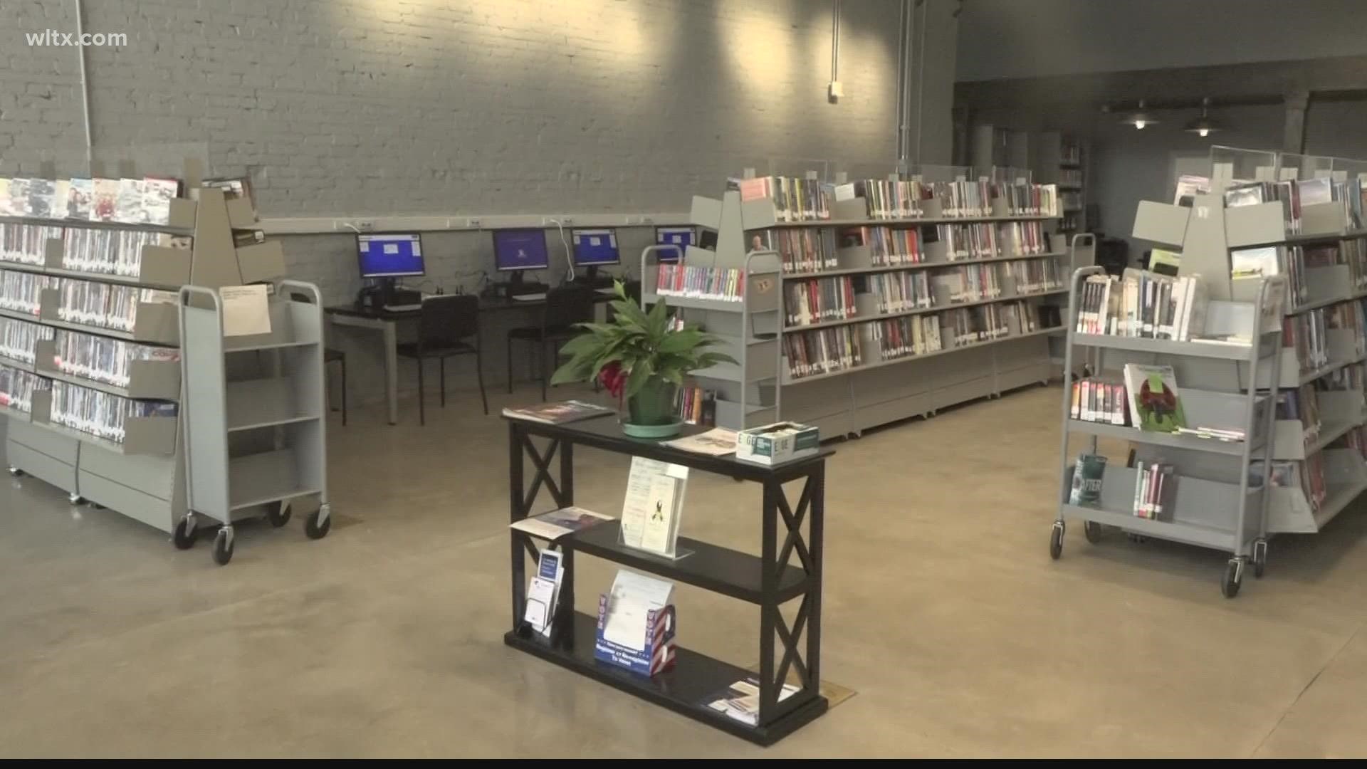 The new space is a renovated an abandoned warehouse in 2017 to serve as as the new library.