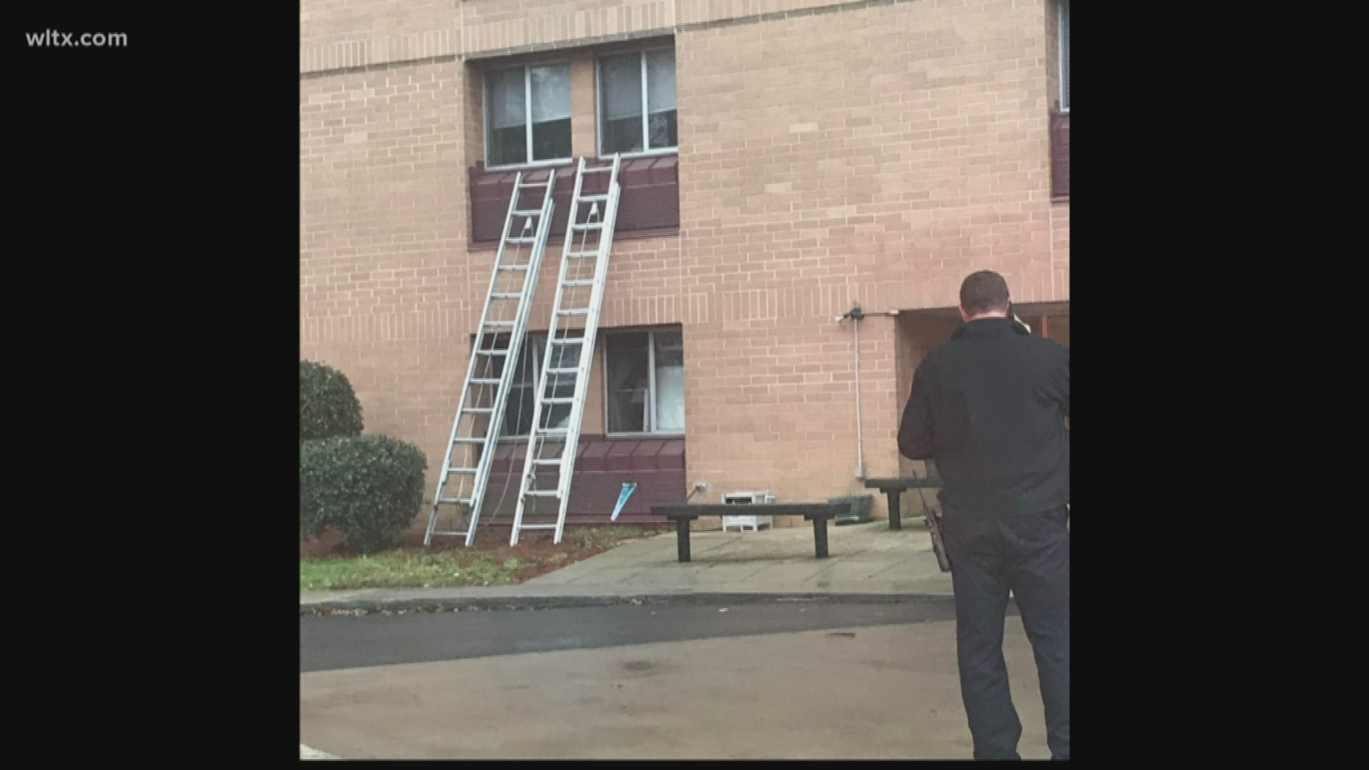 On person has been displaced after a fire at Palmetto Towers in Sumter on Friday.