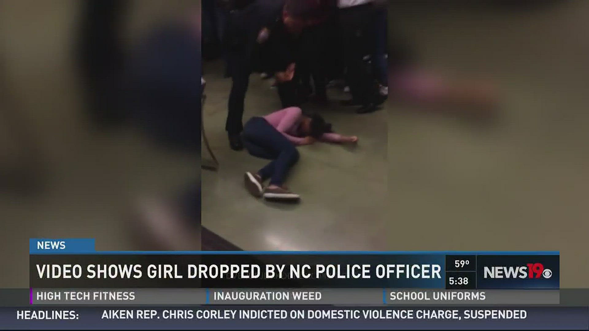 Video Shows Girl Dropped by NC Police Officer