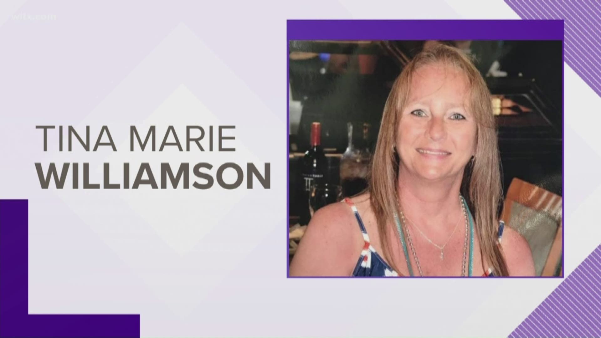 Tina Marie Williamson, 55, was last seen on Sunday at her home on Santee Drive in Santee.