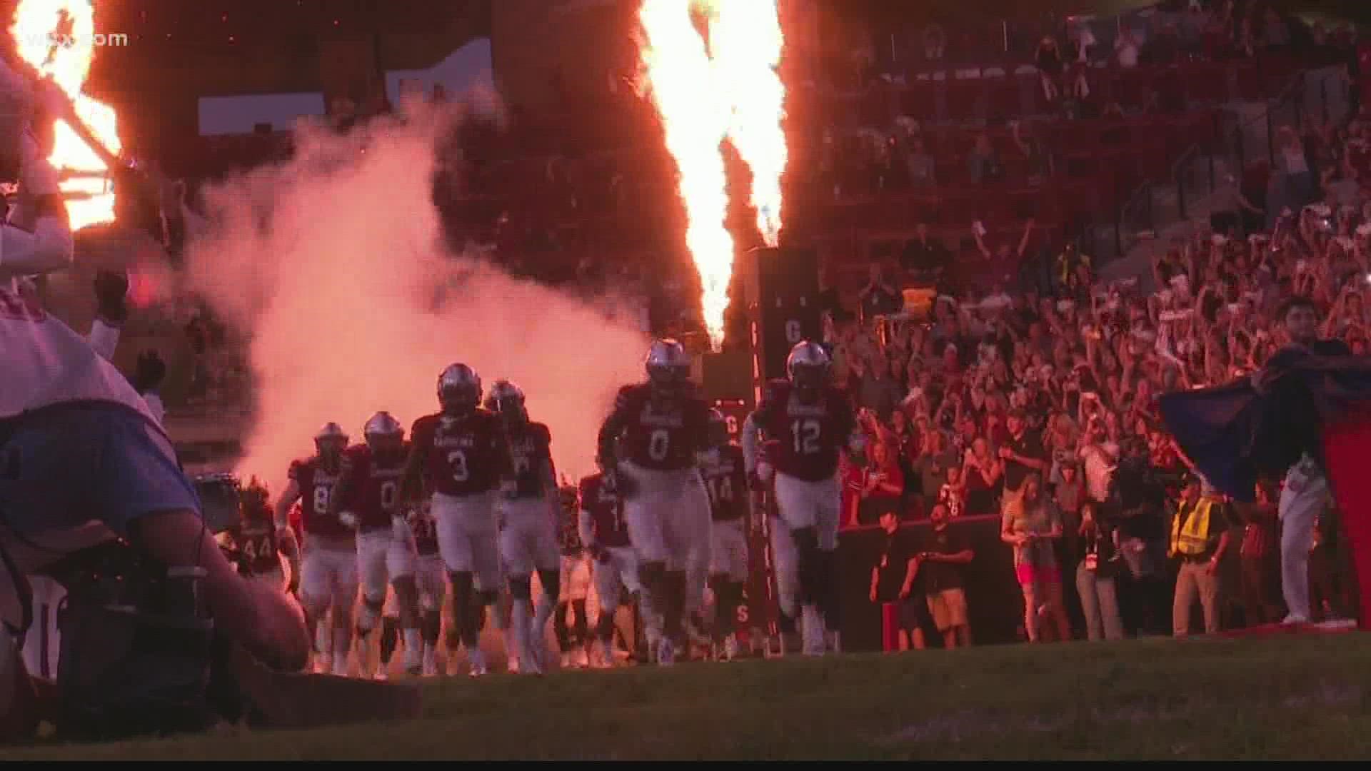 The University of South Carolina Athletics Office said Tuesday the game against SC State will now be played Thursday evening at 7 p.m. at Williams-Brice Stadium.