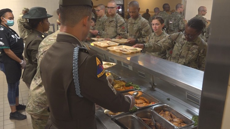 'I'm grateful,' Thanksgiving comes early for Fort Jackson trainees