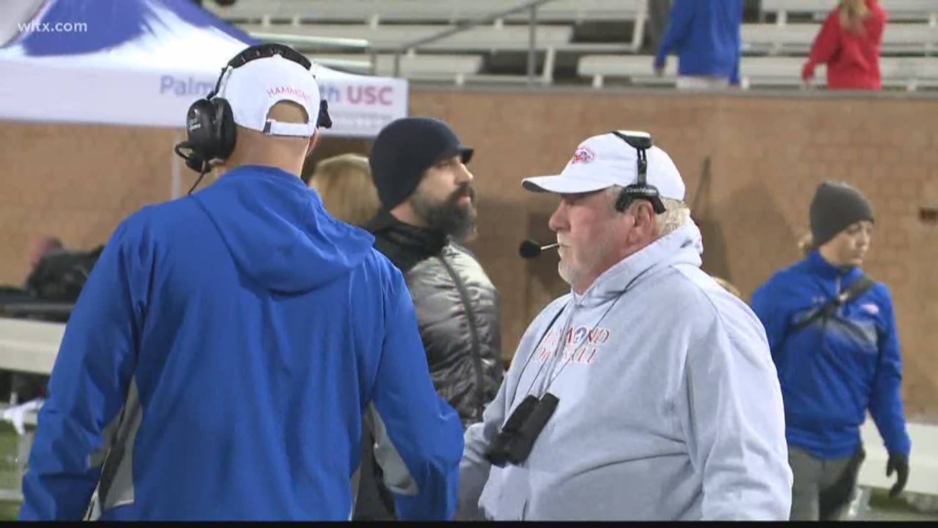 Hammond head coach Erik Kimrey now has 10 state titles and his father was on the sidelines for the latest celebration.