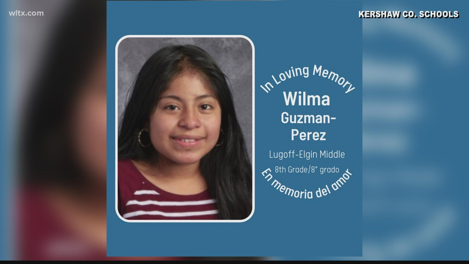 Wilma Perez, 14 died unexpectedly last weekend.