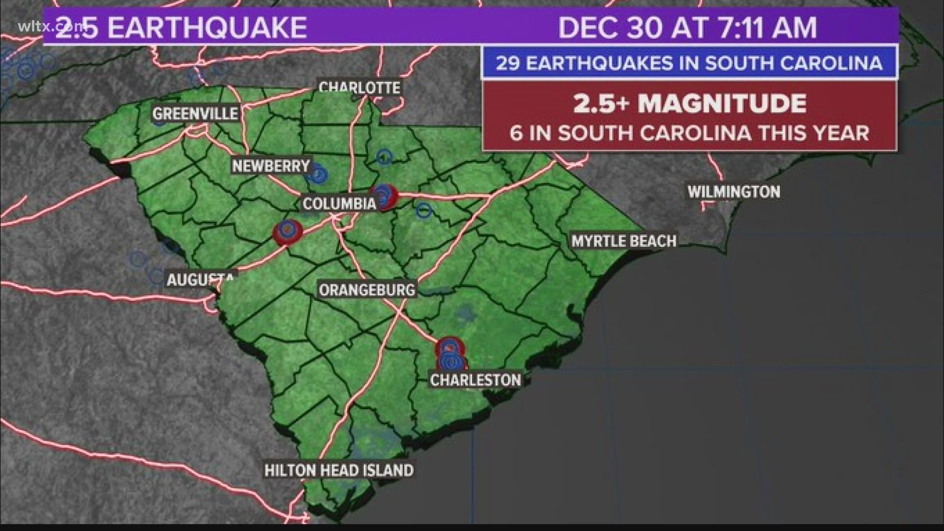Elgin, South Carolina has seen seven earthquakes in a week. A seismologist explains.