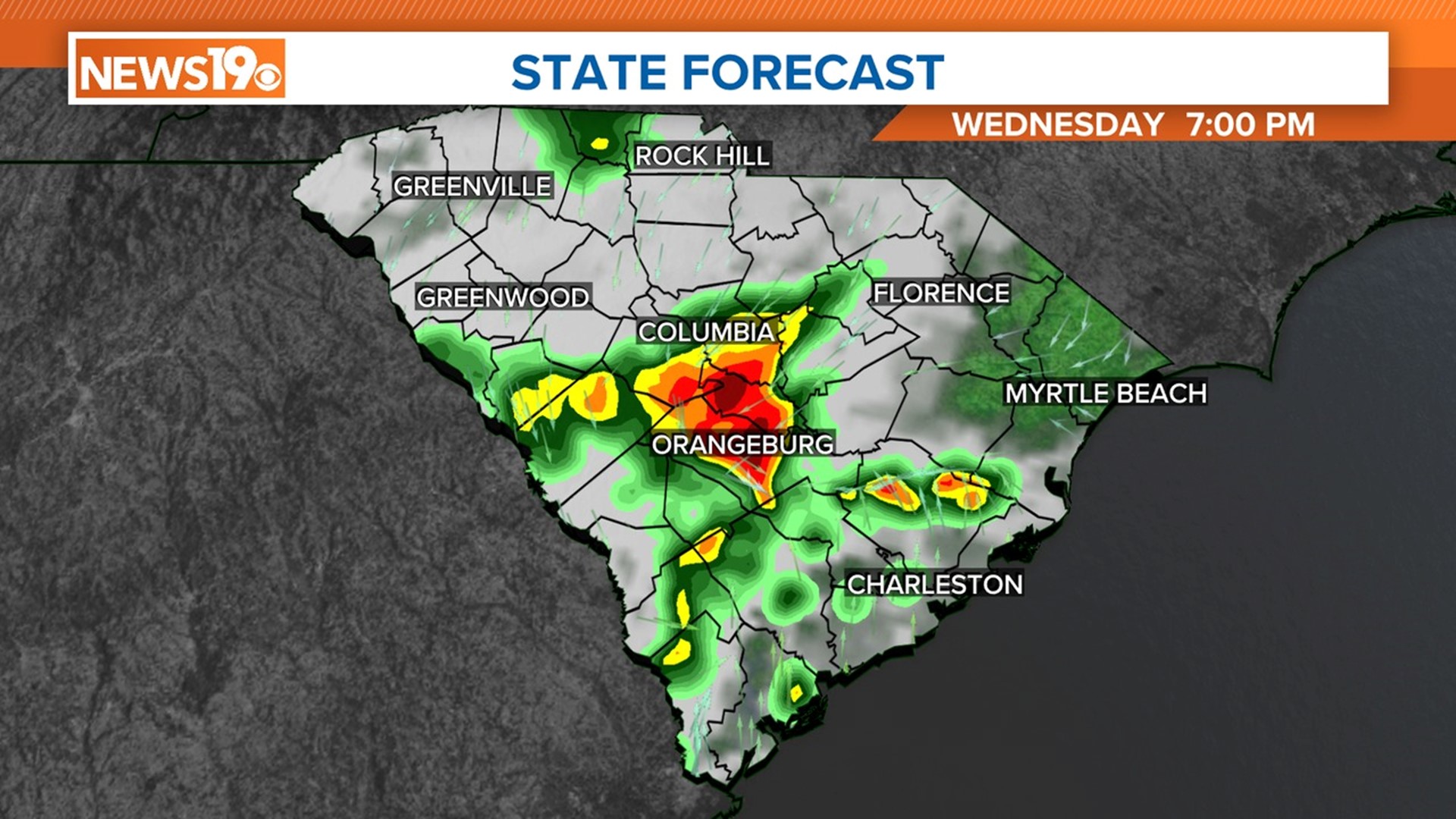 Strong, severe storms possible this evening for South Carolina | wltx.com