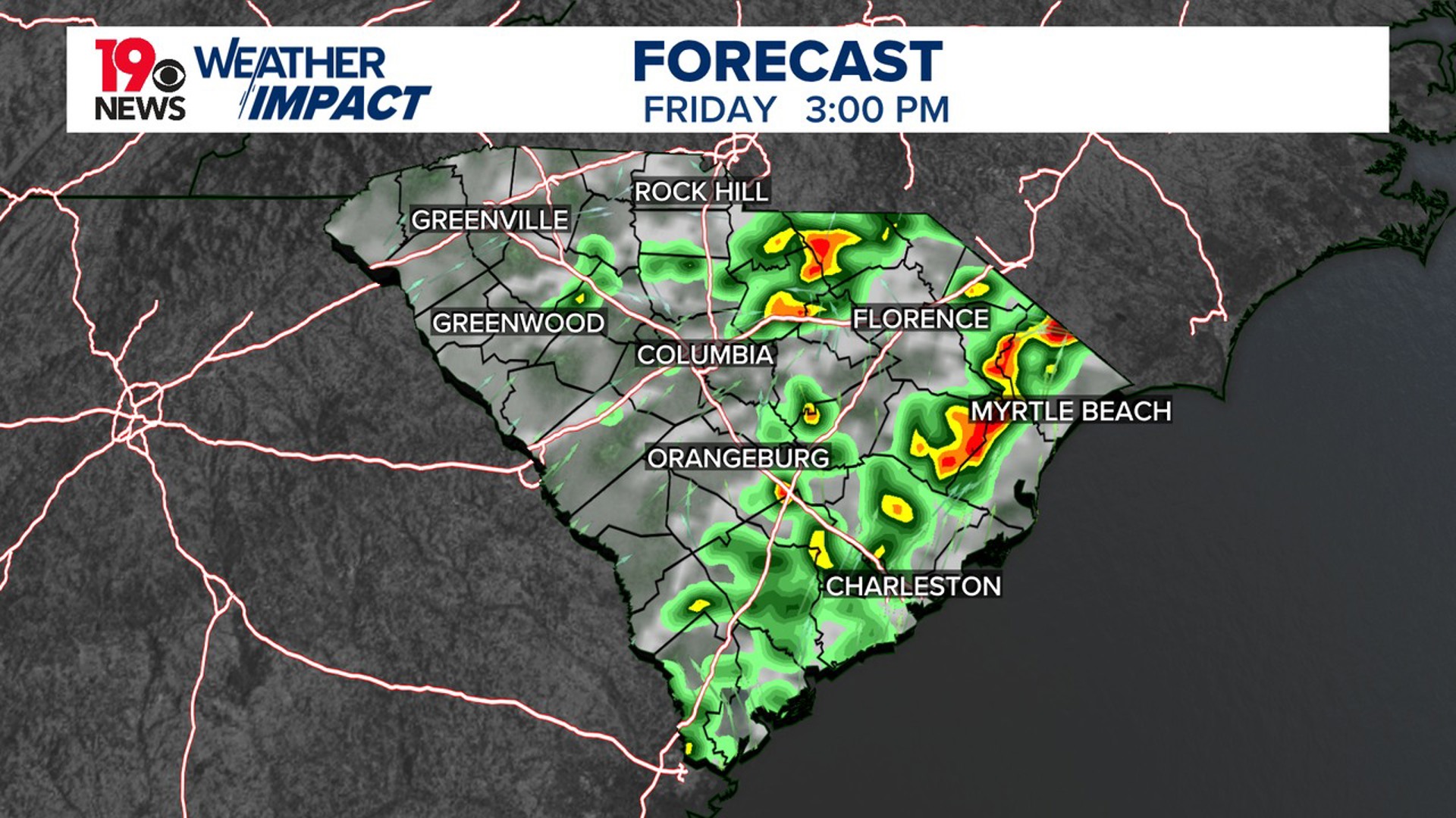 Afternoon showers and storms are expected again today | wltx.com
