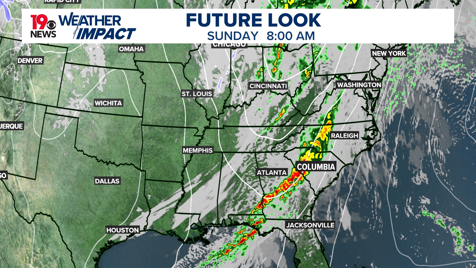 Severe storms expected Sunday in South Carolina with flood, wind ...