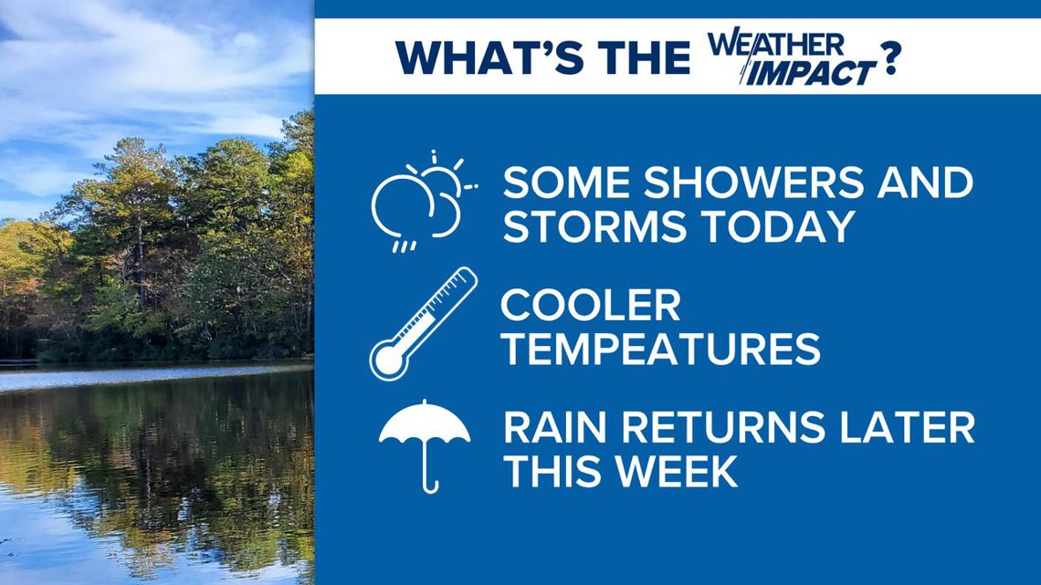 Chance of showers and storms today | wltx.com