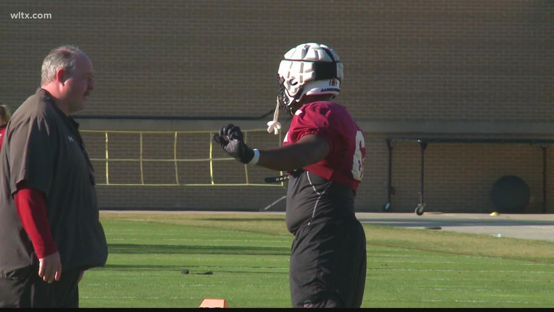 South Carolina has begun preparations in earnest for North Carolina. Carolina has kicked off bowl practice which is beneficial for a program to get that extra work.