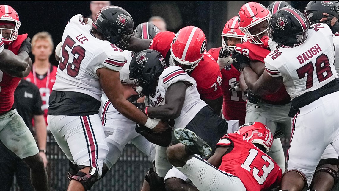 Georgia, South Carolina Final Score: Bulldogs Up 24-14 | Wltx.com