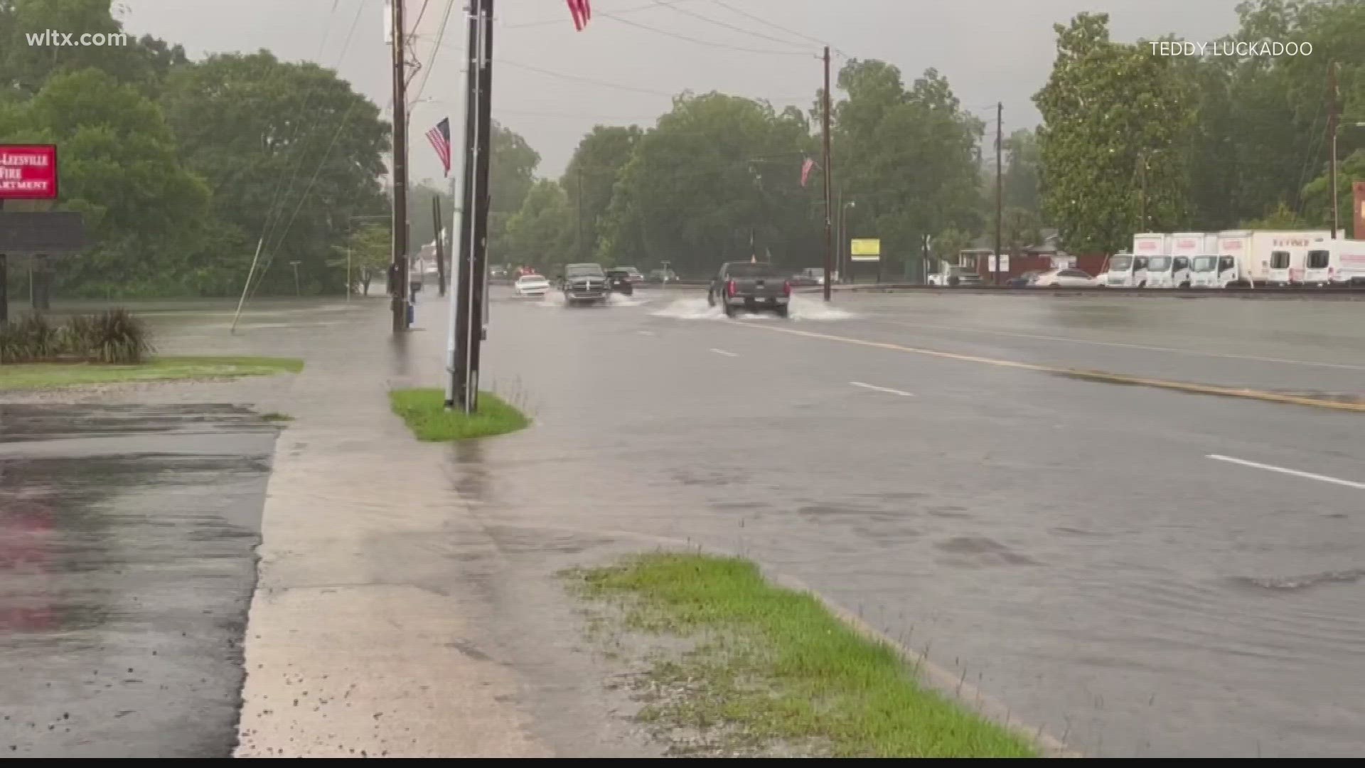 Ted Luckadoo, Batesburg-Leesville town manager, provided an update Friday morning about flooding in the town the previous night.