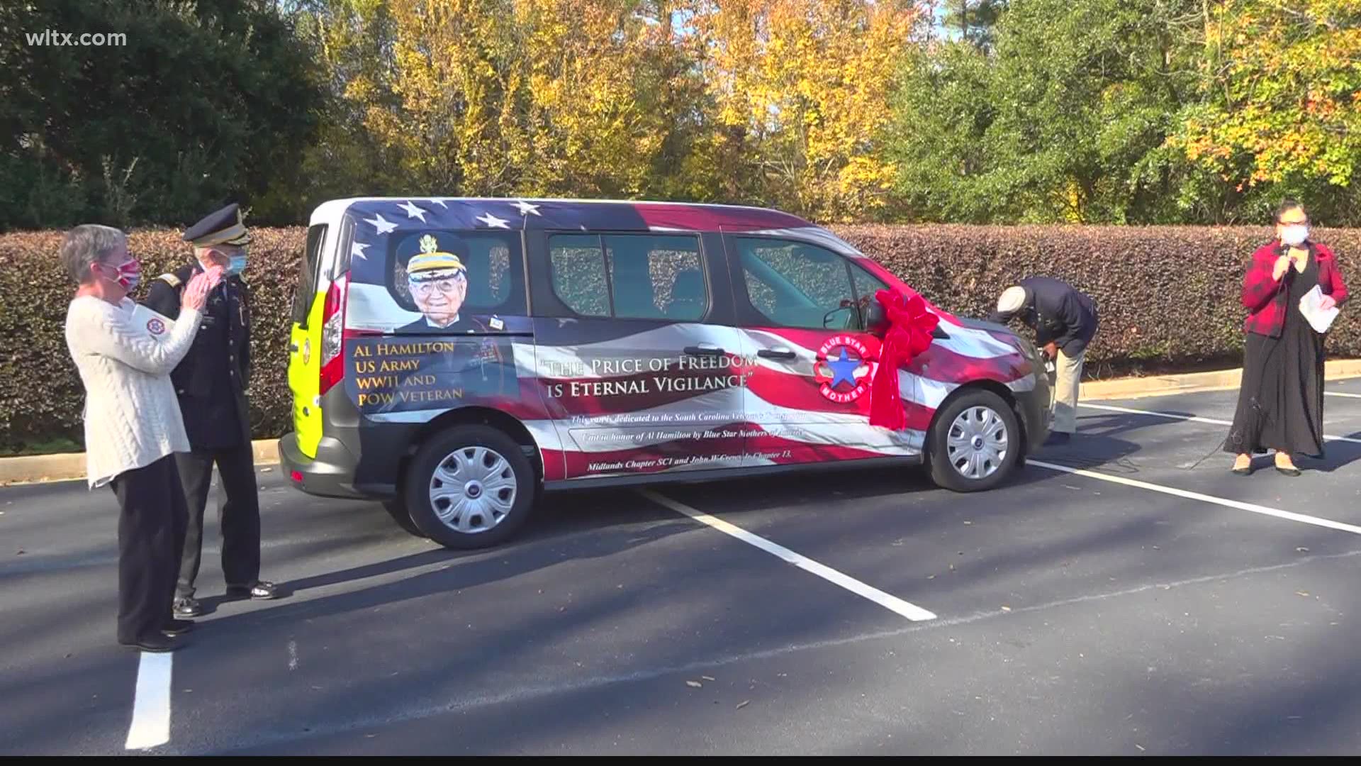 The van will be used to transport veterans to their medical checkups.