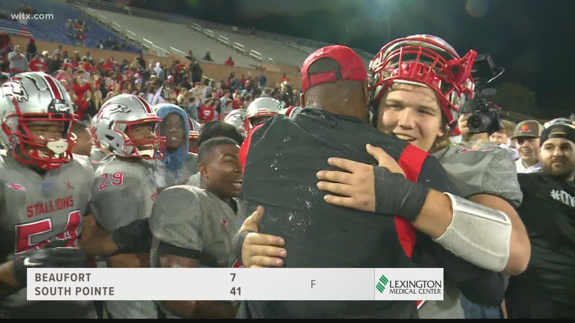 South Pointe wins the Class 4A state championship with an impressive 41-7 victory over Beaufort.