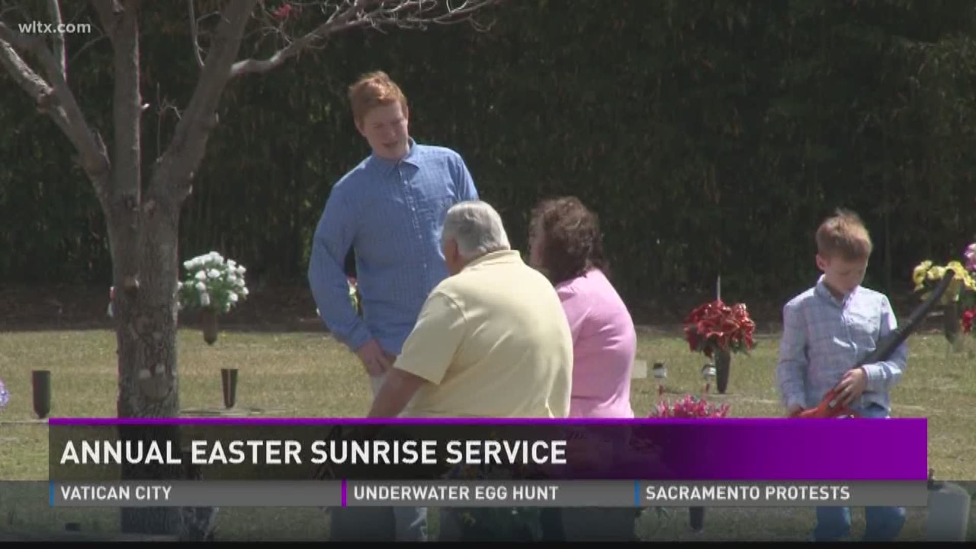 Greenlawn Memorial Park held its annual Easter sunrise service on Sunday.