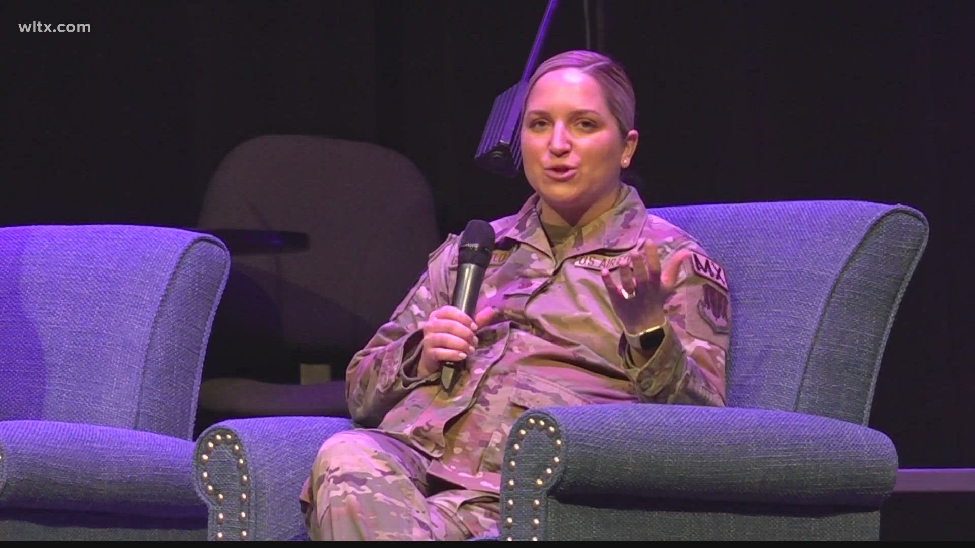 Its Women's History month and Sumter is celebrating the community.  Four women from Shaw talk about life in the military.