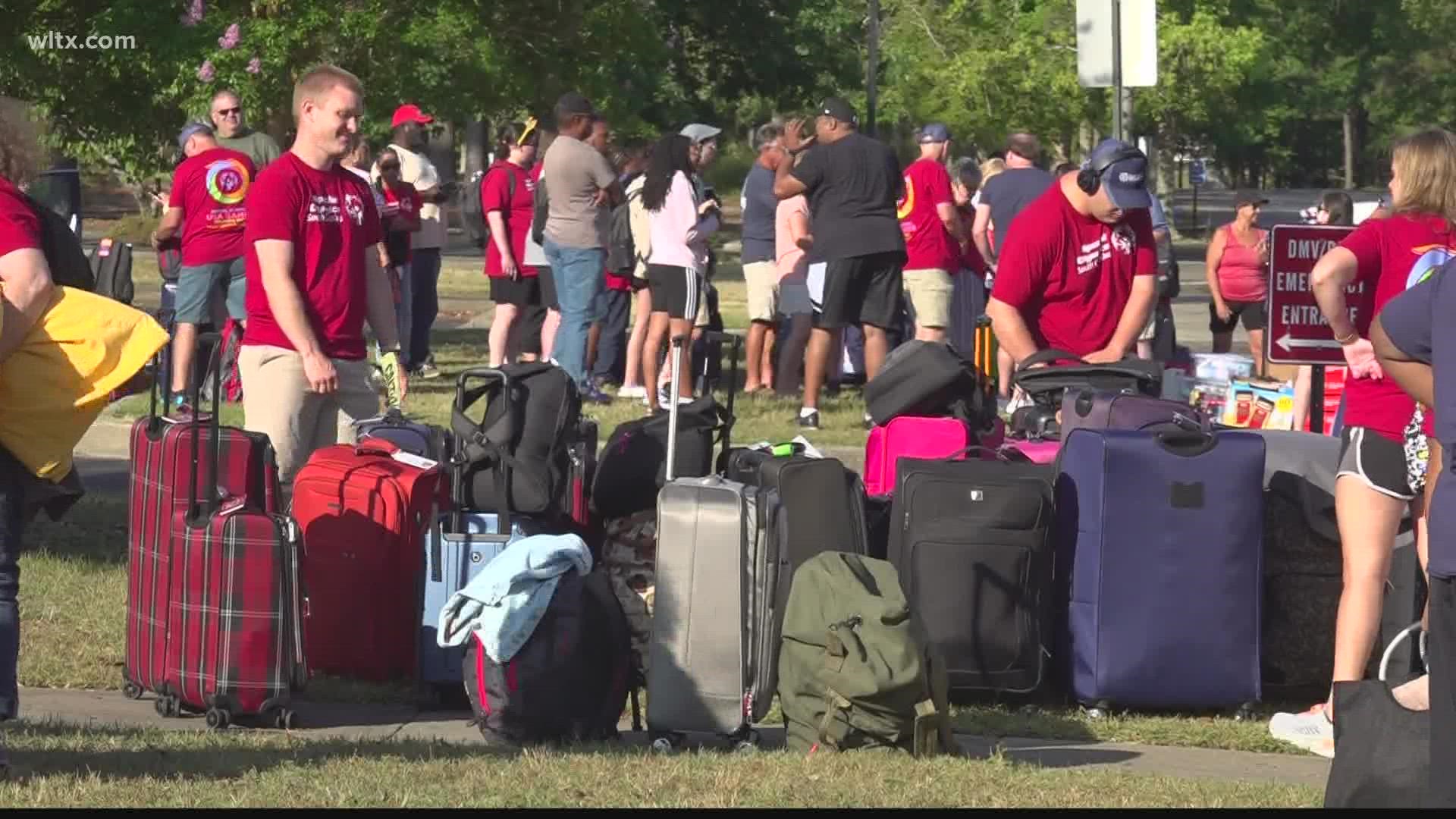 Athletes from across the state gathered in Blythewood for a send-off to the national competition.