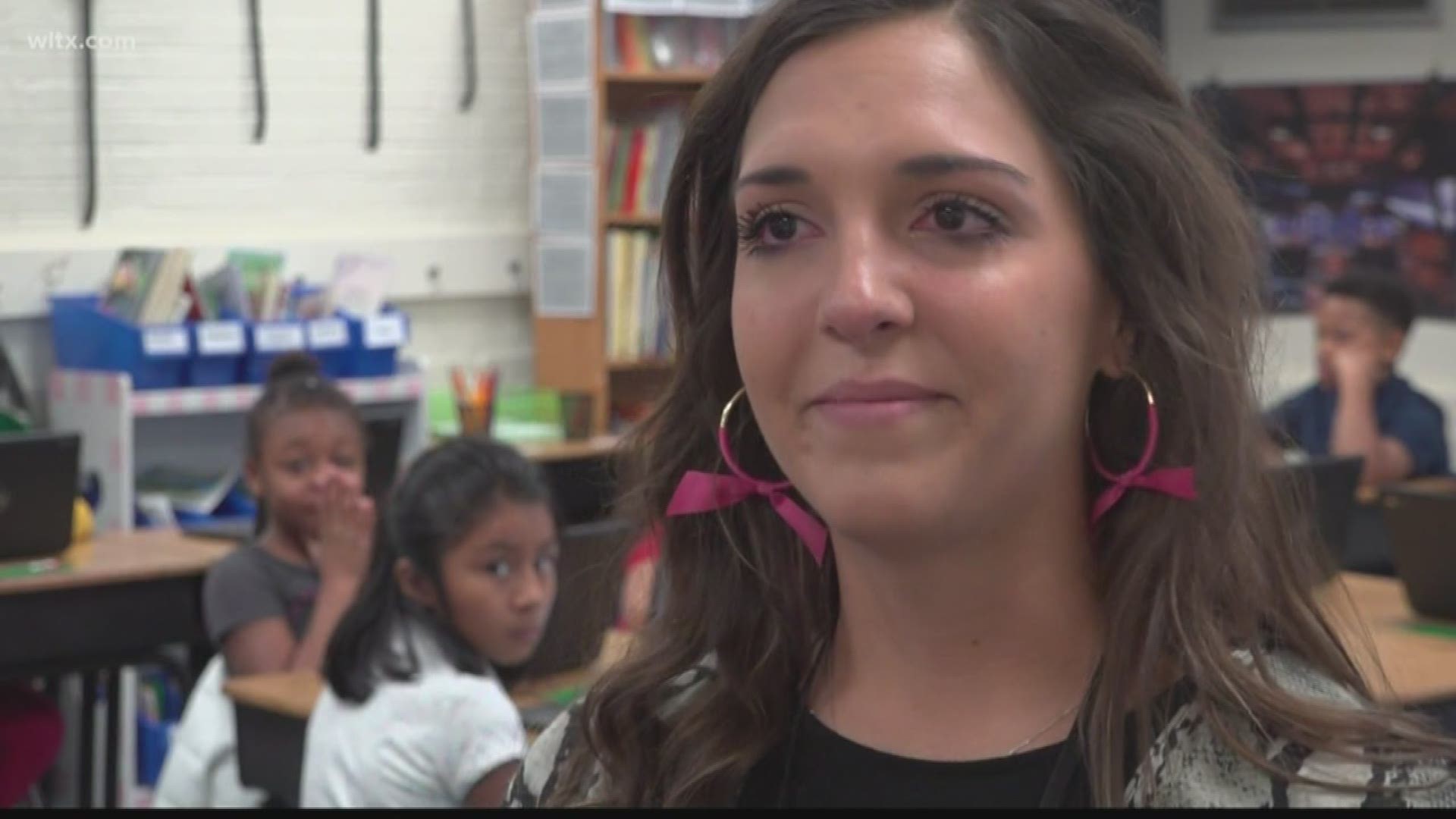 Teacher of the week Jenna Poole who teaches at Forest Lake elementary school.