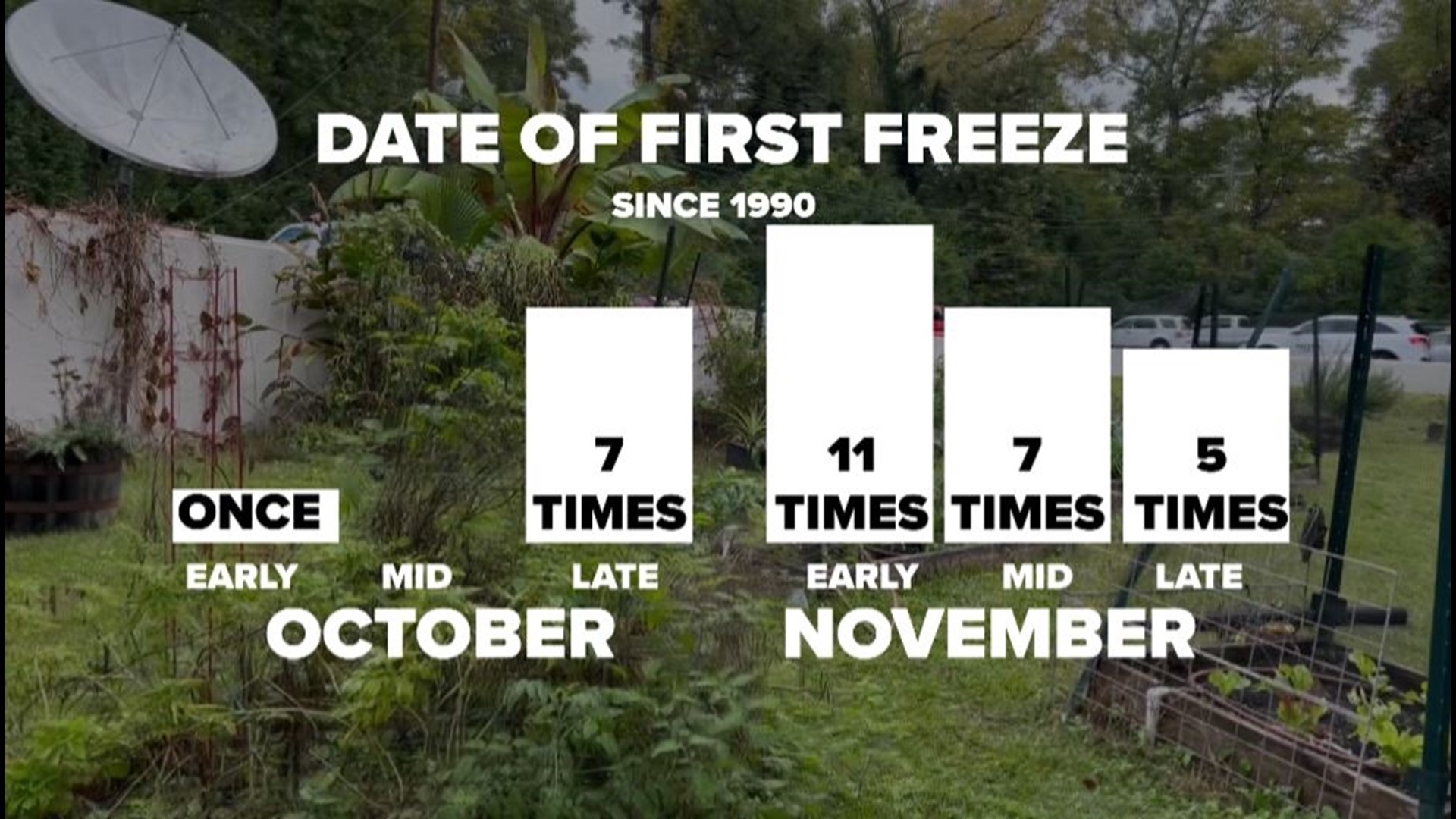 The first freeze of the season will come soon, but gardeners are looking forward to a new garden season filled with more greens and fewer bugs.