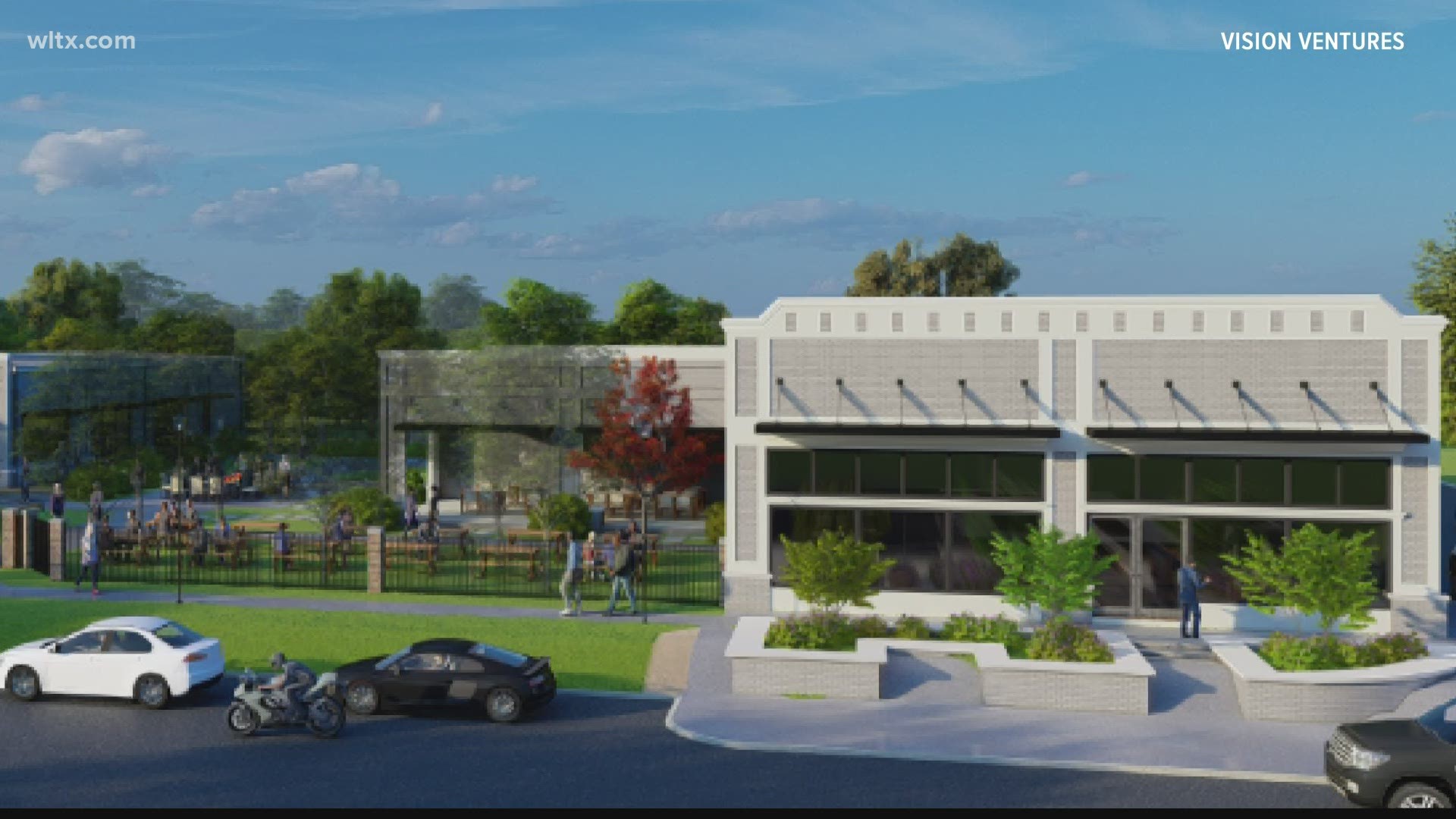 Navy Yard on Main will feature beer garden, restaurant and indoor, outdoor recreation spaces