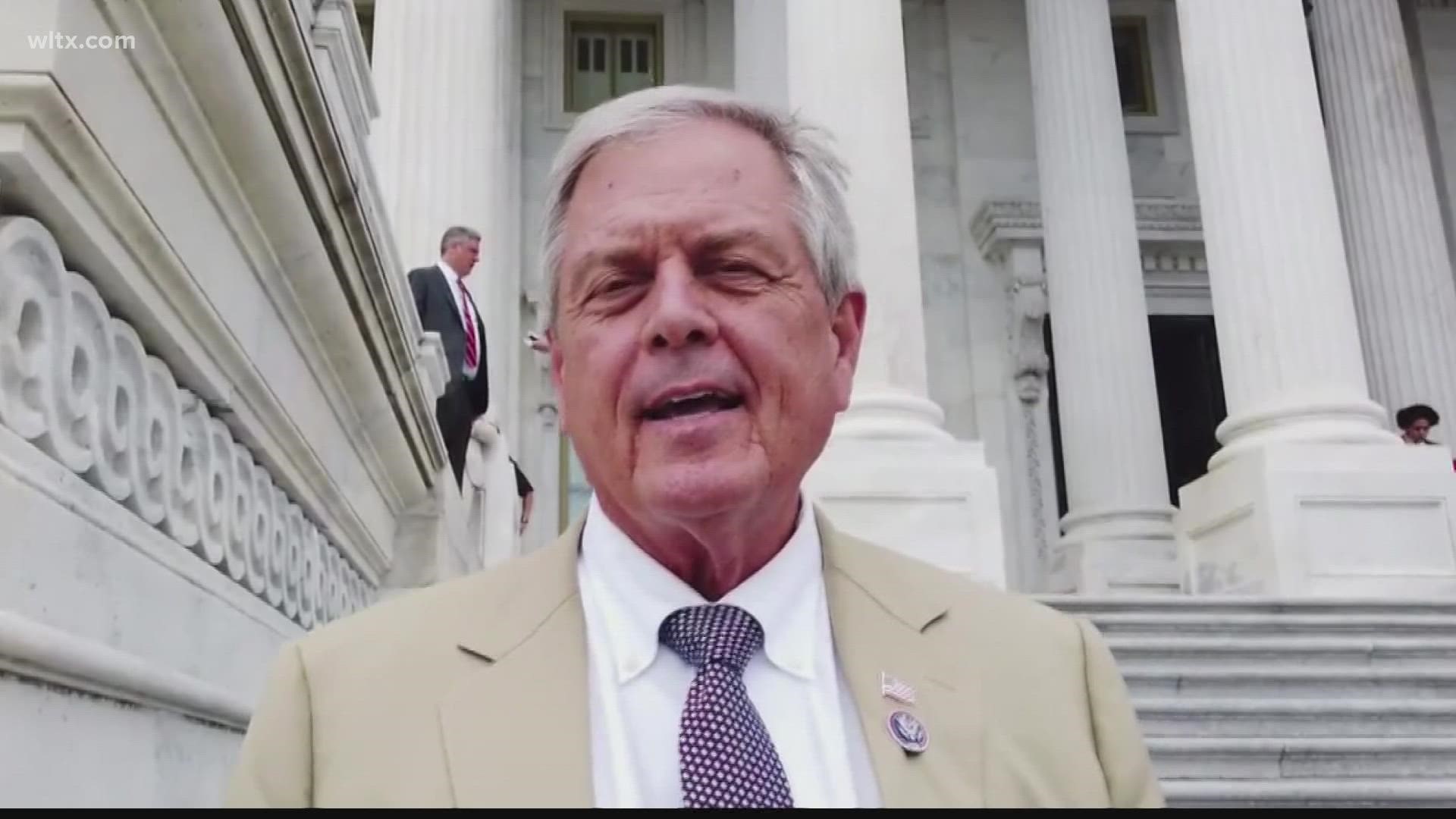 South Carolina U.S. Rep. Ralph Norman is responding to a report that he called for martial law over the results of the 2020 election.