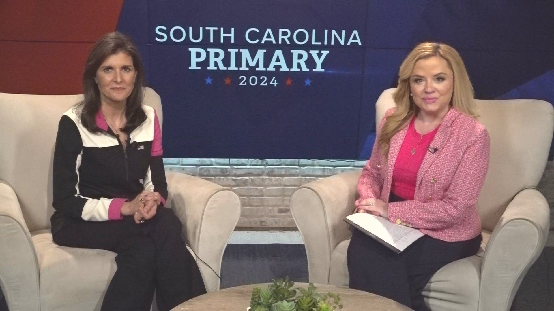 Republican presidential candidate Nikki Haley sat down with News19's Andrea Mock to discuss the upcoming GOP primary.