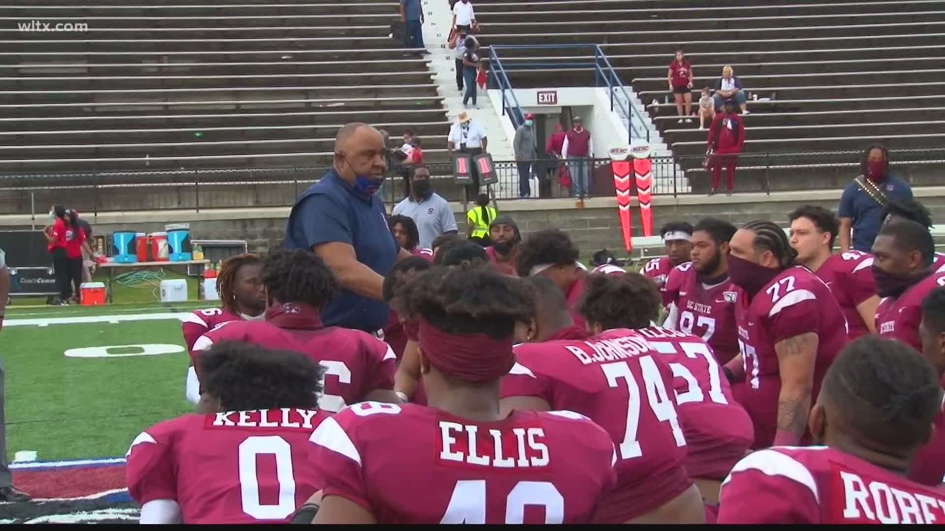 Three road games will kick off the 2020 season of South Carolina State football.