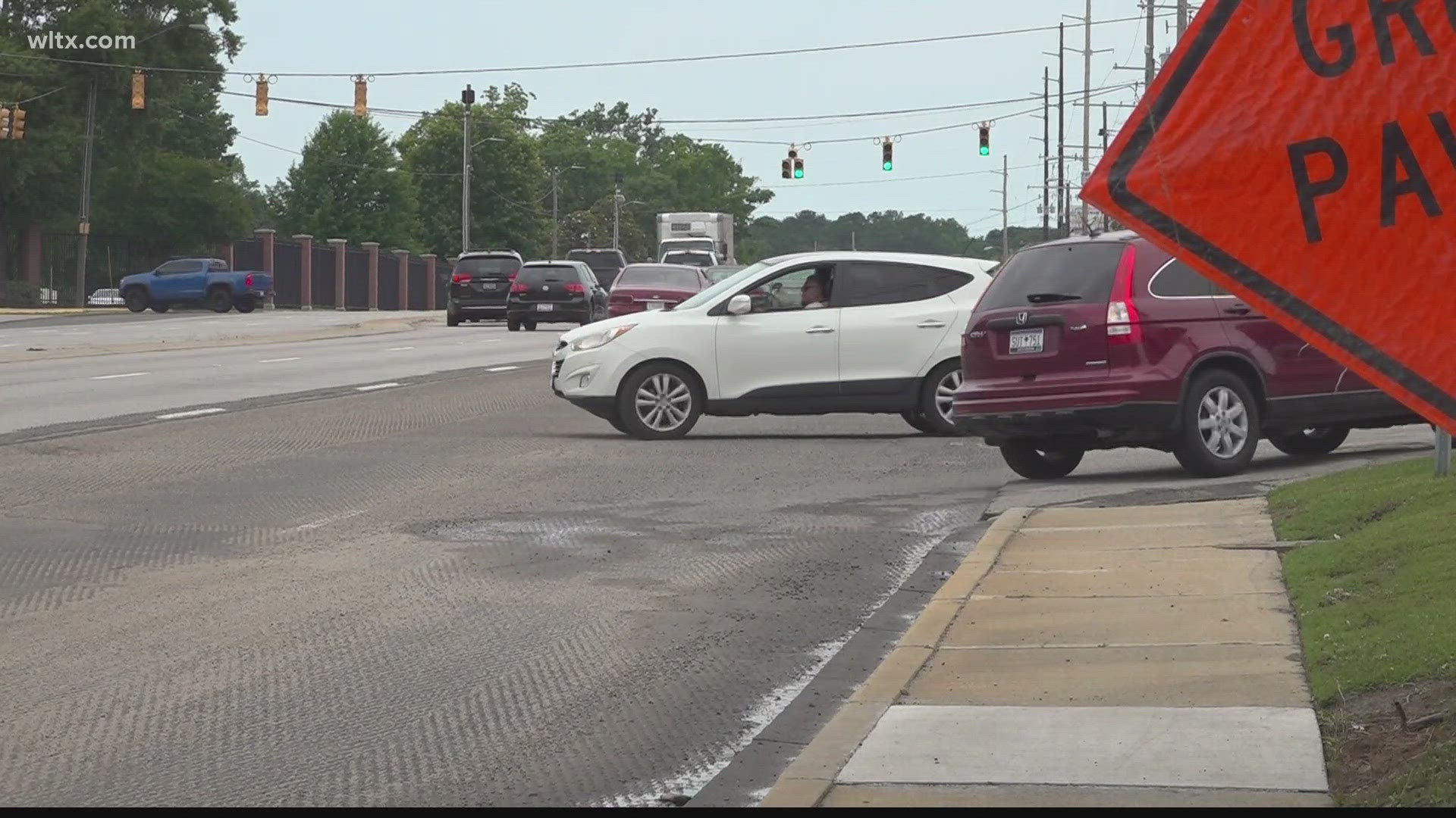 Garners Ferry road, Millwood have all been getting a new look and some new asphalt.