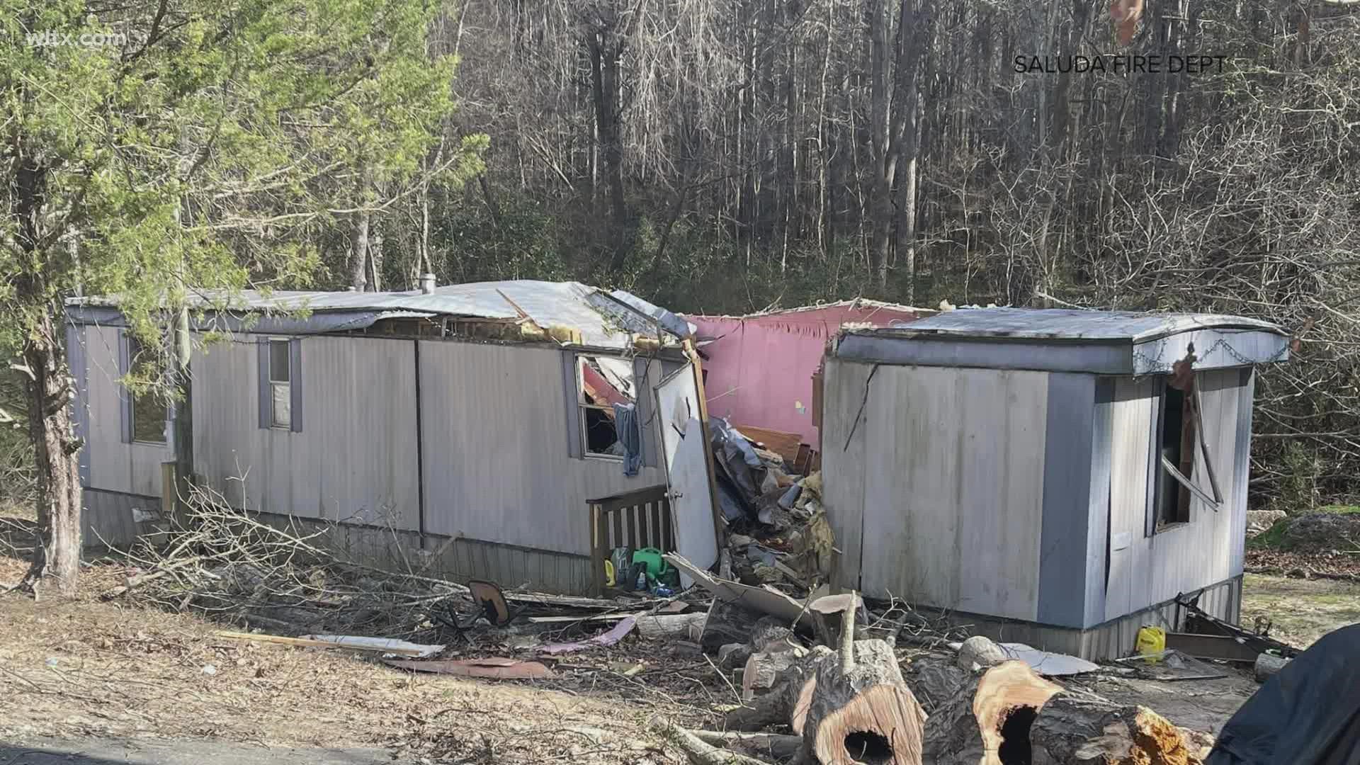 Saluda Fire officials said this was one of multiple calls related to weather and its impacts over the Christmas weekend.