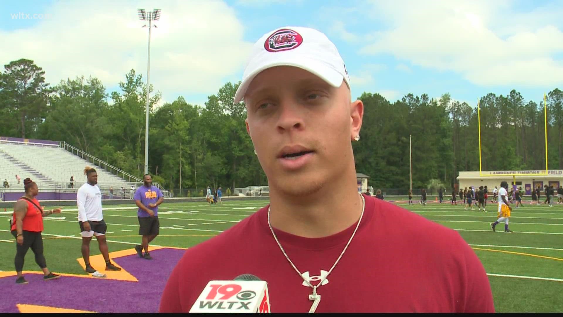 South Carolina quarterback Spencer Rattler talks about his first six months in Columbia and his mindset heading into the fall.