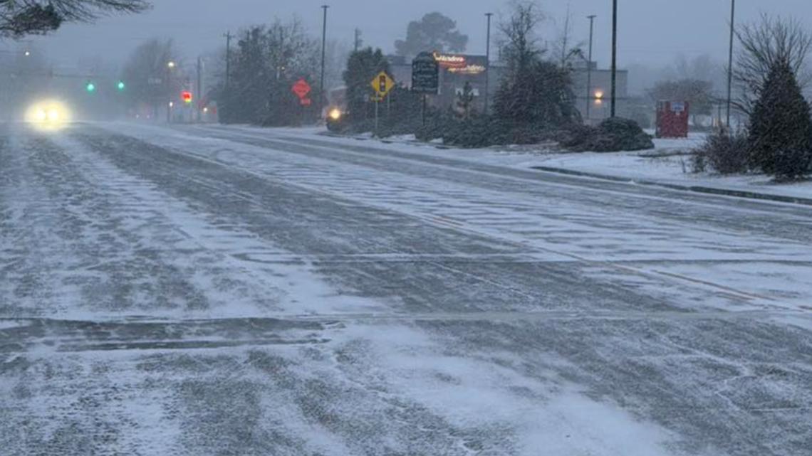 Snow gives way to icy roads, dangerously cold wind chills as major concern in South Carolina