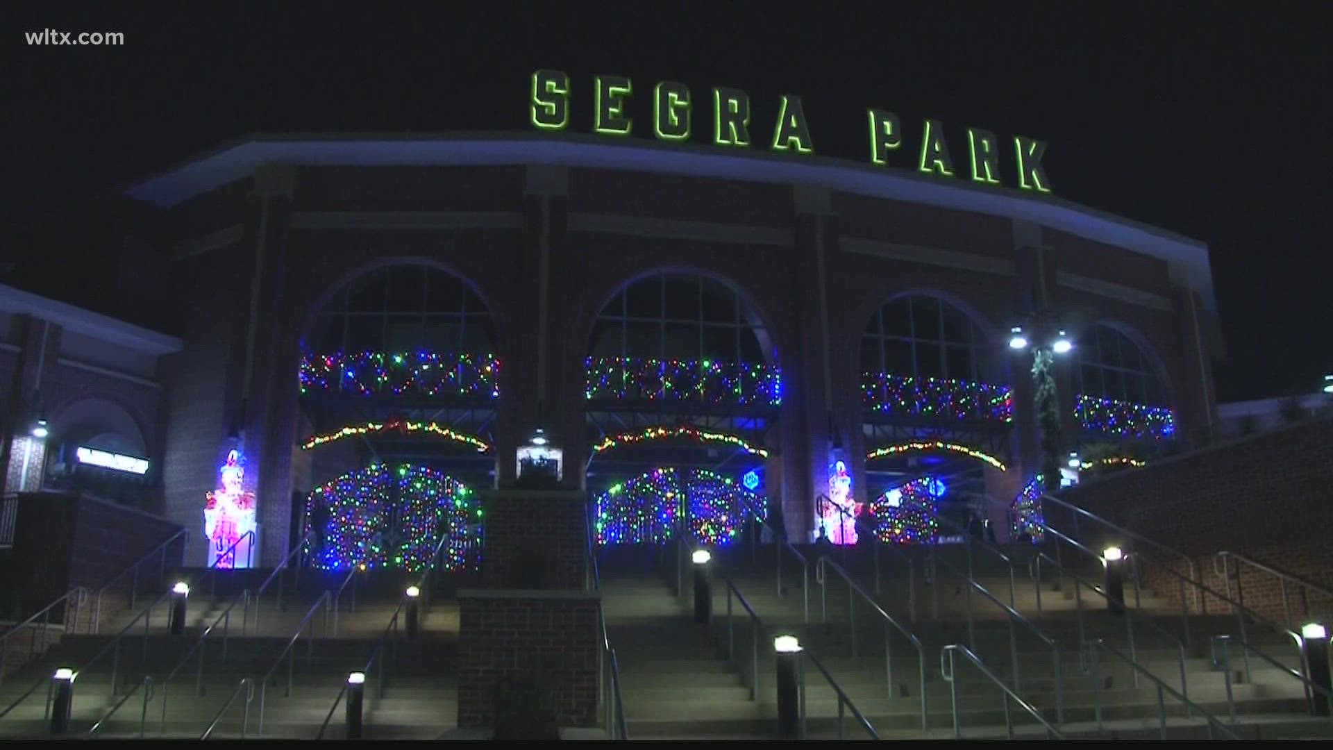 The Columbia Fireflies are starting a new holiday tradition: Fireflies Holiday Lights at Segra Park in Columbia, South Carolina.