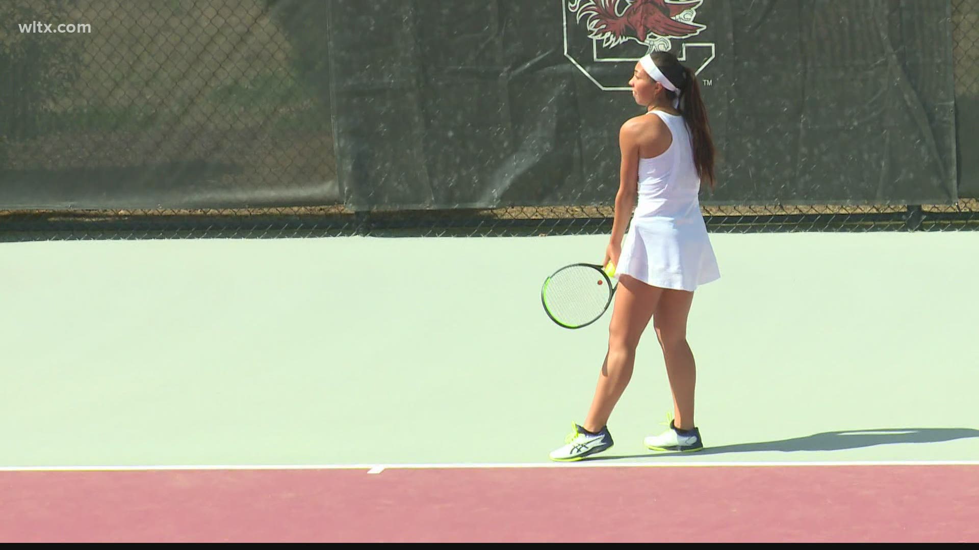 A pair of South Carolina women's tennis players have been named All-SEC after their performances this spring for the 22nd-ranked Gamecocks.